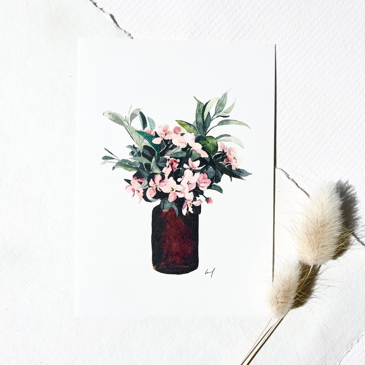 Postcard - Hydrangea Bouquet