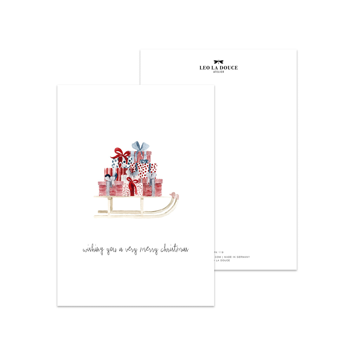 Postkarten Set · Weihnachtskarten Set IV