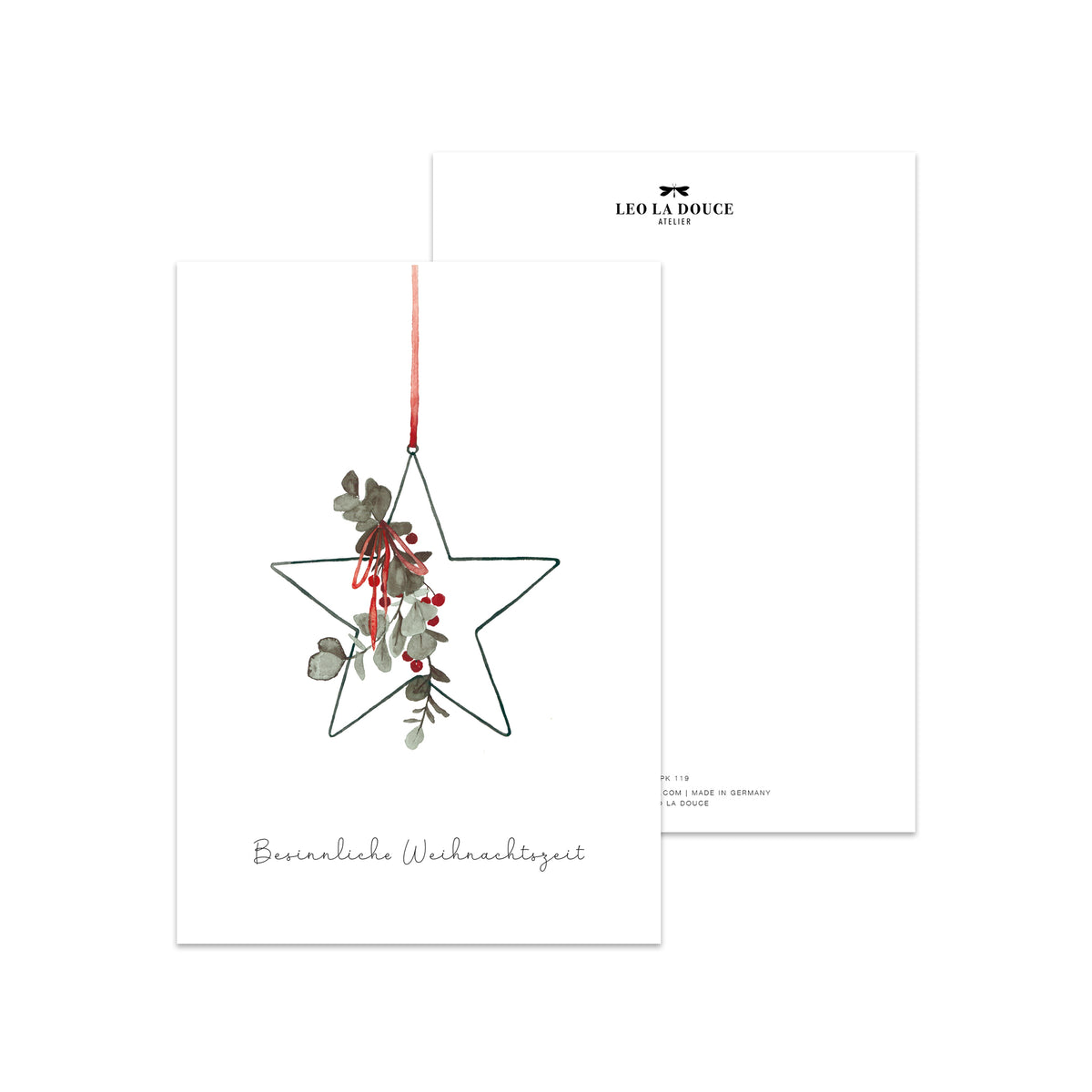Postkarten Set · Weihnachtskarten Set V