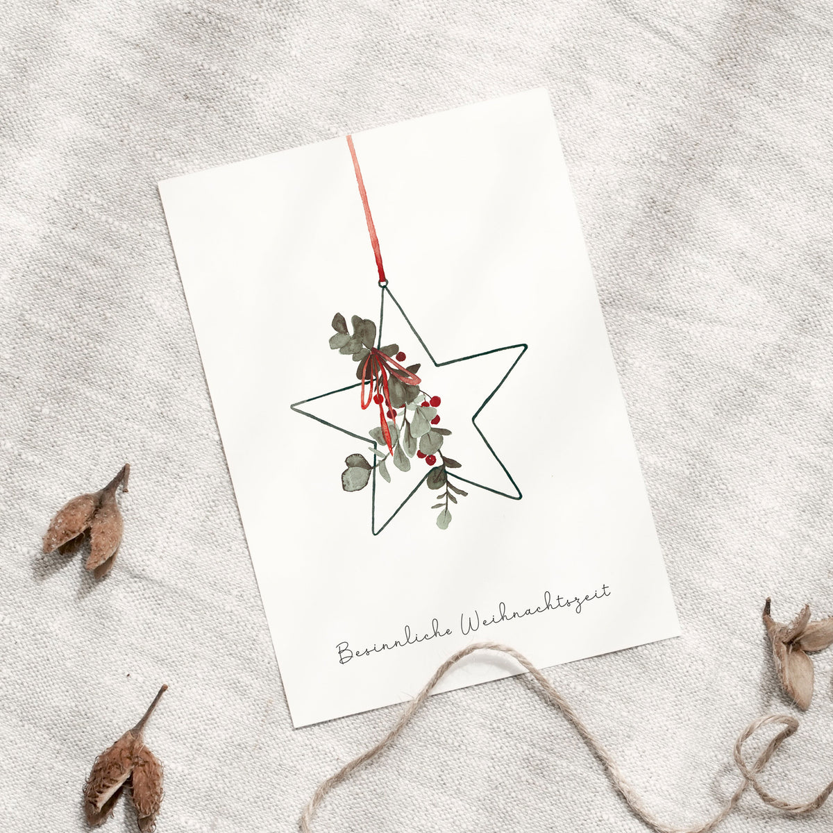 Postcard - Christmas Star