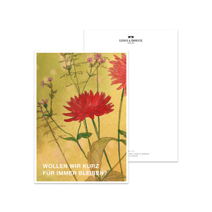 Postkarte · Wildflowers | Kurz für immer bleiben