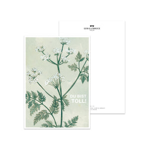 Postkarte · Wildflowers | Du bist toll