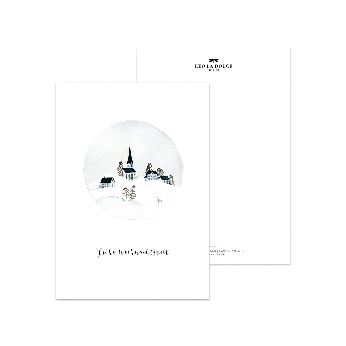 Postkarten Set · Weihnachtskarten Set I