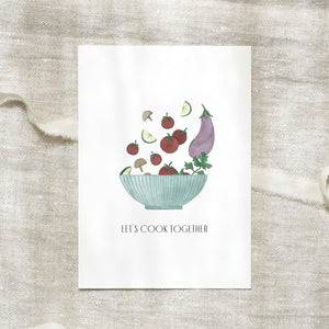 Postcard - Let's cook together