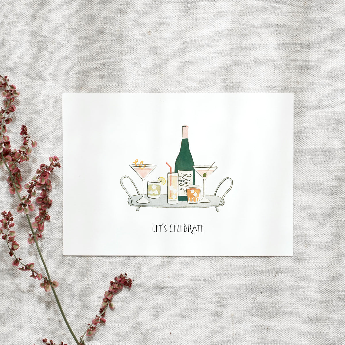 Postkarte - Celebration | Drinks