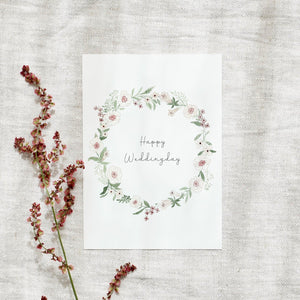 Postkarte - Hochzeitstag