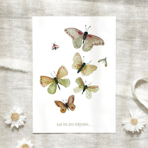 Postcard · Butterflies