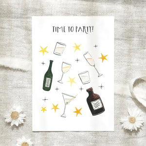 Postkarte · Time to Party