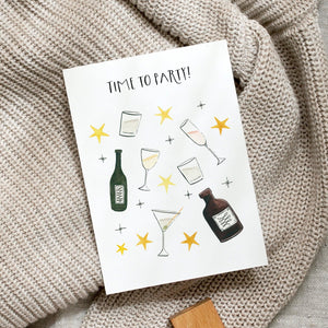 Postkarte · Time to Party