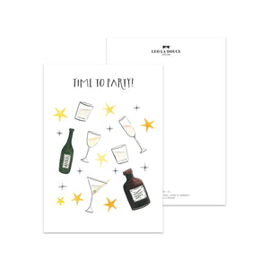Postkarte · Time to Party