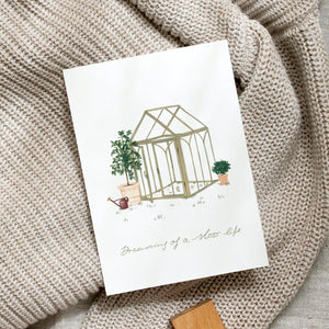 Postkarte · Gartenhaus