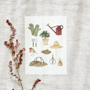 Postkarte · Gartentag