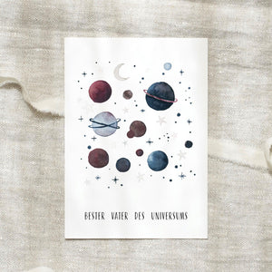 Postcard · Best Dad in the Universe