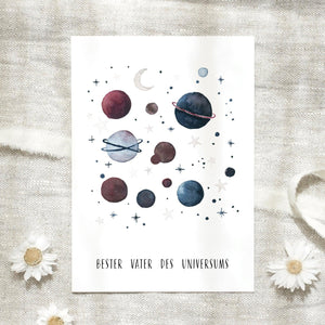 Postcard · Best Dad in the Universe