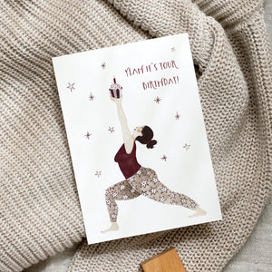 Postkarte · Birthday | Yoga