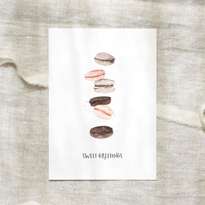 Postcard · Macarons | Sweet greetings II
