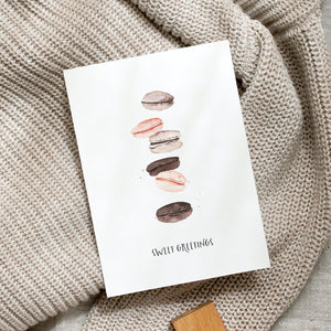 Postcard · Macarons | Sweet greetings II