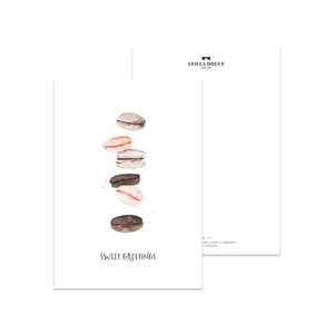Postcard · Macarons | Sweet greetings II