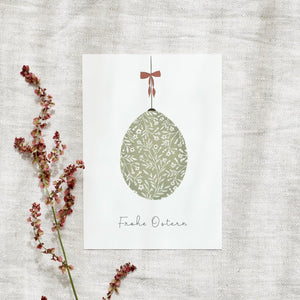 Postcard · Easter egg | Green