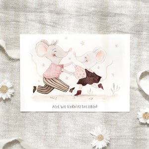 Postcard · Oh, how beautiful life is!