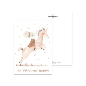 Postkarte · Einhorngeburtstag