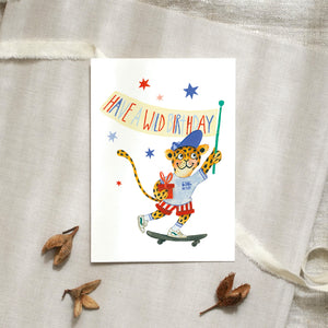 Postcard Christmas Vehicle