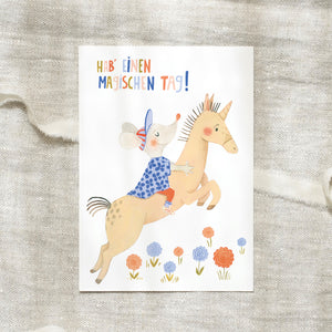 Postcard Christmas Vehicle