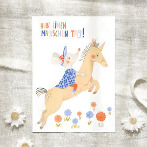 Postcard Christmas Vehicle