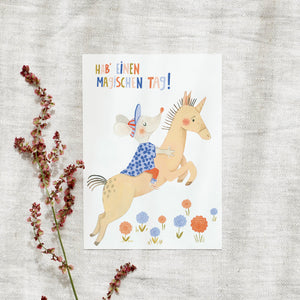 Postcard Christmas Vehicle