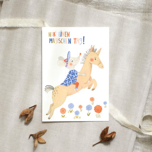 Postcard Christmas Vehicle