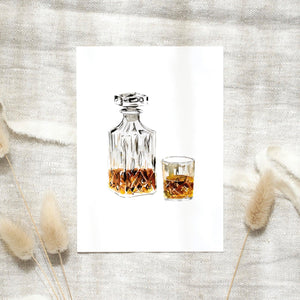 Postcard - Whisky