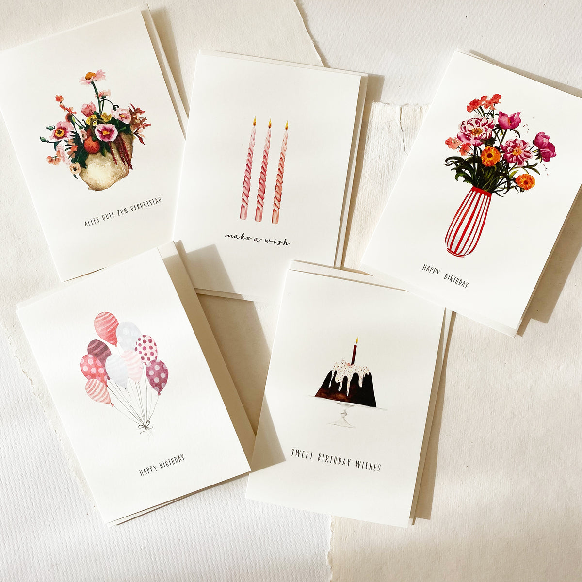 Create your own greeting card set 