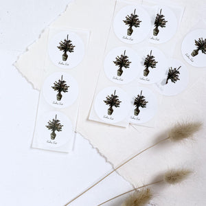 Aufkleber · Frohes Fest Atelier Leo la Douce 