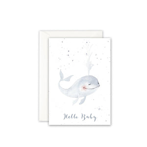 Grußkarte · HELLO BABY Grußkarte Leo la Douce 