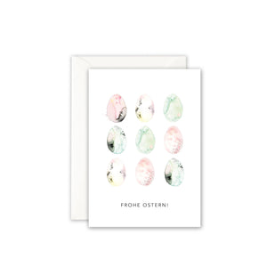 Grußkarte · Frohe Ostern Grußkarte Leo la Douce 