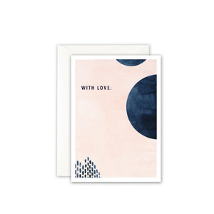 Grußkarte · WITH LOVE Grußkarte Leo la Douce 