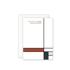 Grußkarte · SUPER SPECIAL BIRTHDAY Grußkarte Leo la Douce 