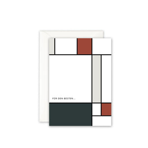 Grußkarte · FÜR DEN BESTEN... Grußkarte Leo la Douce 