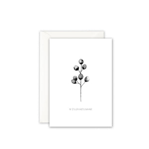 Trauerkarte · IN STILLER ANTEILNAHME Grußkarte Leo la Douce 