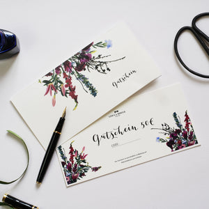 Geschenkgutschein · 50 Euro Geschenkgutschein Atelier Leo la Douce 