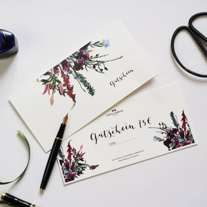 Geschenkgutschein · 75 Euro Geschenkgutschein Atelier Leo la Douce 