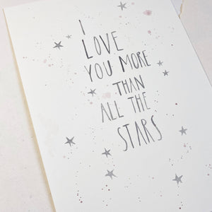 Original-Illustration | to the moon Kunstdruck Leo la Douce 