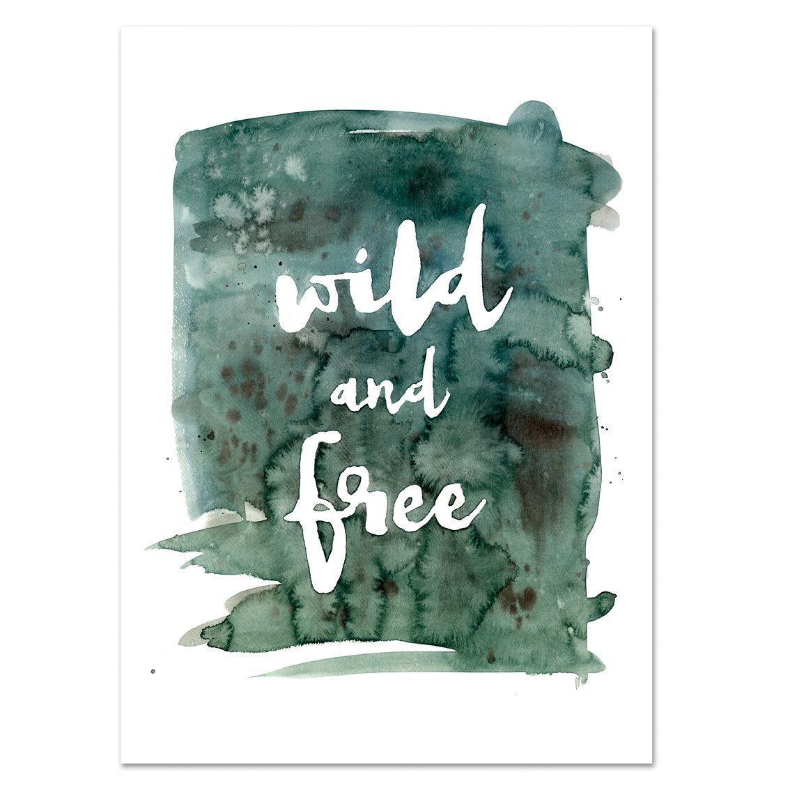 Kunstdruck - WILD &amp; FREE Kunstdruck Leo la Douce