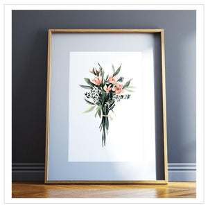 Kunstdruck - FLOWER BOUQUET Kunstdruck Leo la Douce