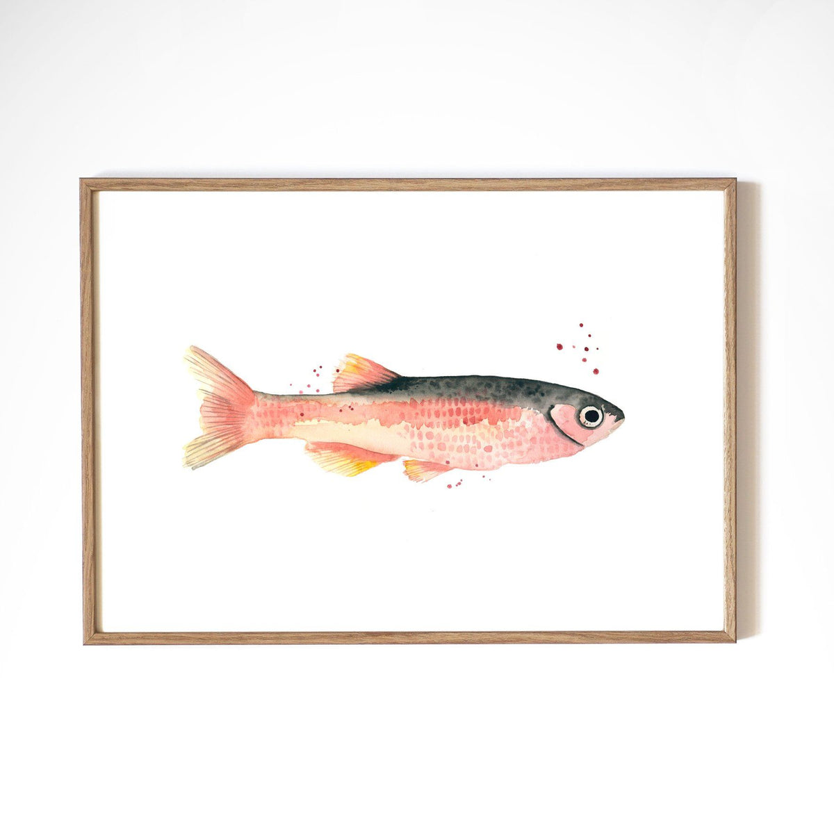 Kunstdruck - ROSE FISH Kunstdruck Atelier Leo la Douce