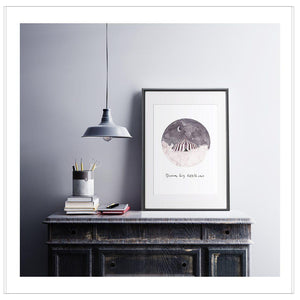 Kunstdruck - DREAM BIG LITTLE ONE Kunstdruck Leo la Douce