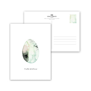 Postkarte - Frohe Ostern (Aquarell) Postkarte Leo la Douce 