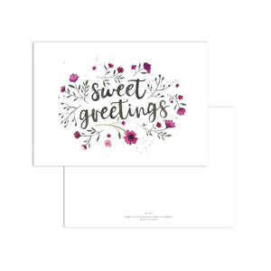 Postkarte - Sweet Greetings