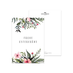 Postkarte - Frohe Ostergrüße Postkarte Leo la Douce 