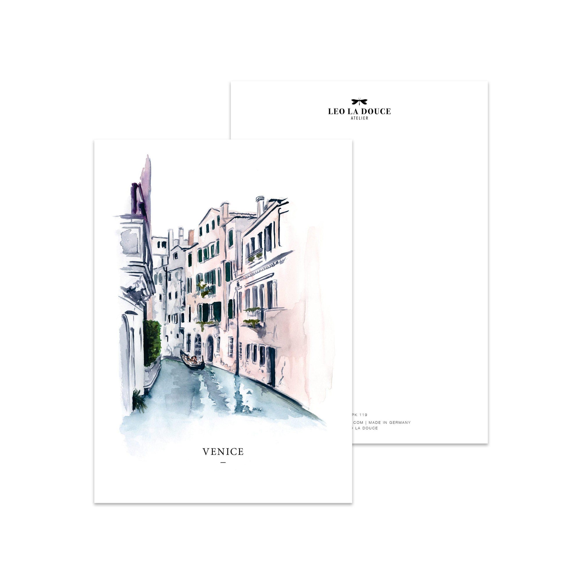 Postkarte - CITIES - VENICE Postkarte Leo la Douce 